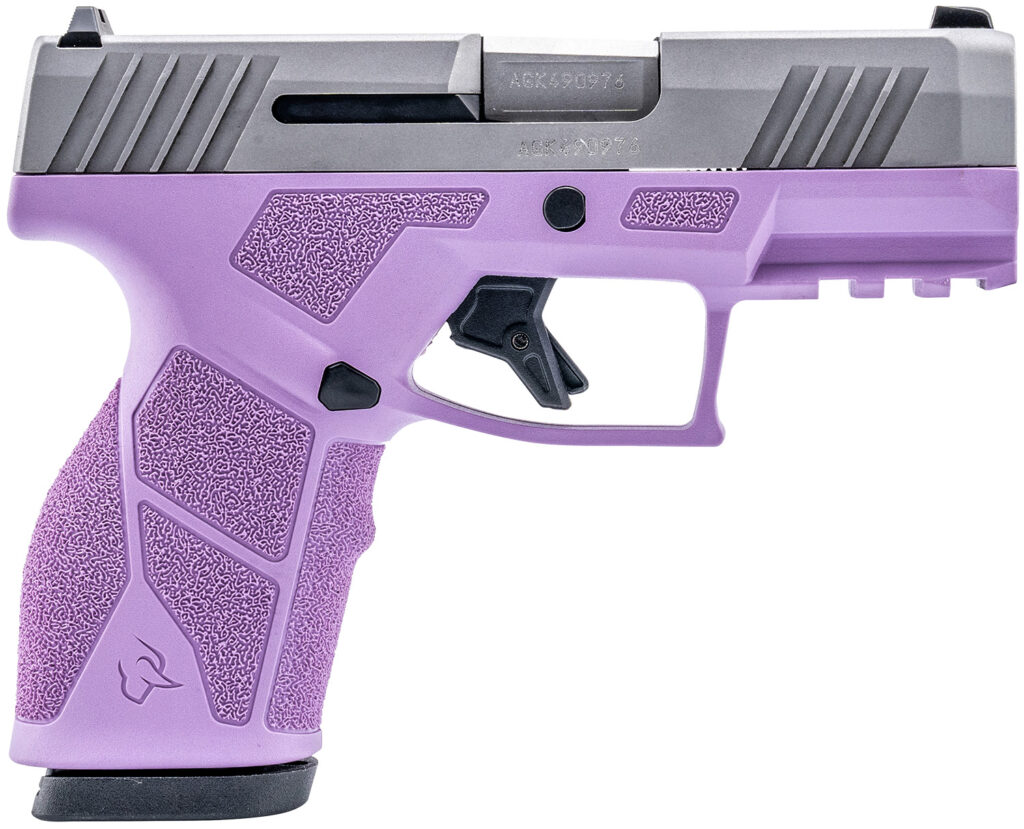 Taurus GX2, 9mm Pistol, 3.38" Barrel, Light Purple/Stainless Steel, 10+1