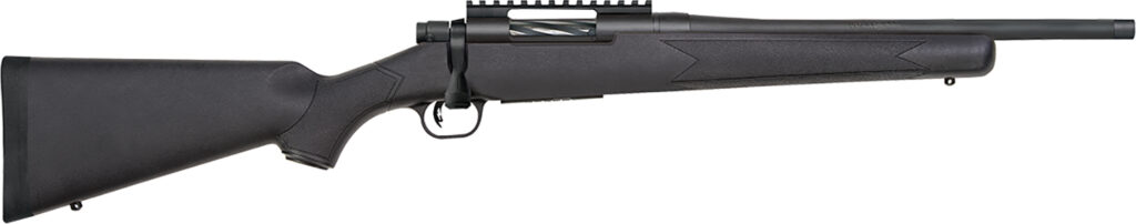 Mossberg Patriot Carbine, .308 Win Bolt-Action Rifle, 16.25", Threaded Barrel, Matte Blue/Black Synthetic, 5+1