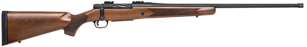 Mossberg Patriot, 7mm PRC Bolt-Action Rifle, 24", Threaded Barrel, Blued/Walnut, 3+1