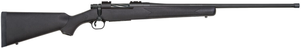 Mossberg Patriot, 6.5 PRC Bolt-Action Rifle, 24", Threaded Barrel, Matte Blue/Black Synthetic, 3+1