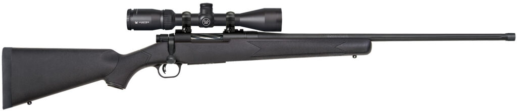 Mossberg Patriot Vortex Scoped Combo, 6.5 PRC Bolt-Action Rifle, 24", Threaded Barrel, Matte Blue/Black Synthetic, 3+1