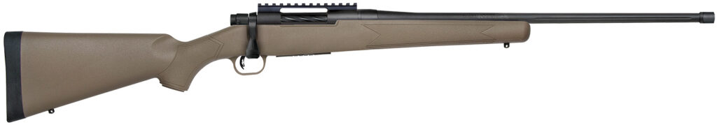 Mossberg Patriot Predator, .22-250 Rem Bolt-Action Rifle, 22", Threaded Barrel, FDE/Black Synthetic, 5+1