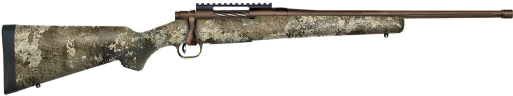 Mossberg Patriot Predator, 350 Legend Bolt-Action Rifle, 20", Threaded Barrel, Strata Camo, 4+1