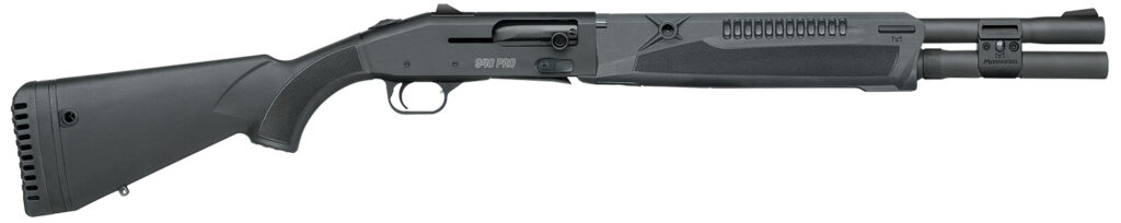 Mossberg 940 Pro Tactical Optic-Ready, 12 Gauge Semi-Automatic Shotgun, 18.5", Ghost Ring Sights, Matte Blue/Black Synthetic, 7+1