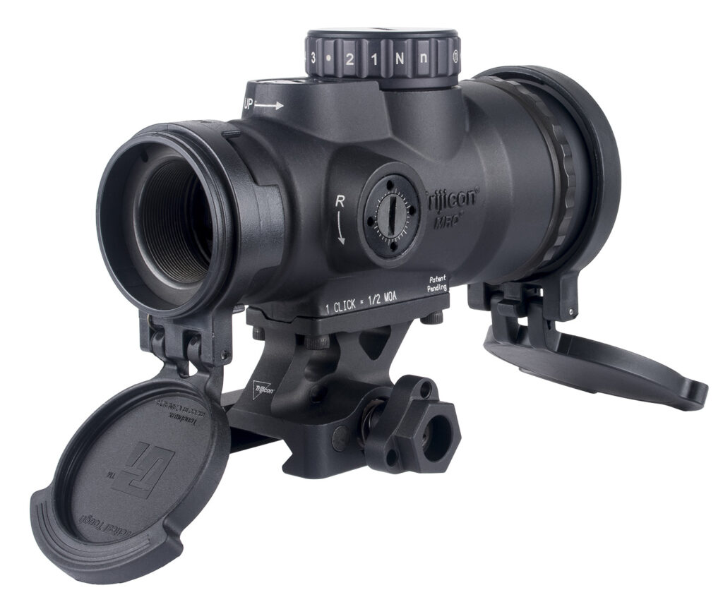 Trijicon MRO HD Patrol 1×25 Red Dot Sight, 2 MOA Dot & 68 MOA Circle, Full Co-Witness Q-LOC Mount, Black