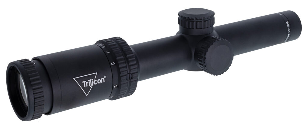 Trijicon Ascent 1-6×24 Riflescope, BDC Target Holds Reticle, Matte Black