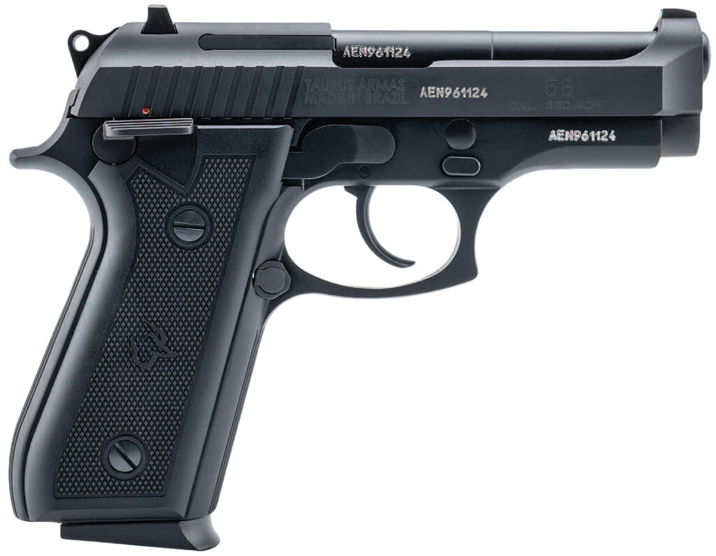Taurus 58, .380 ACP Pistol, 4" Barrel, Black, 15+1