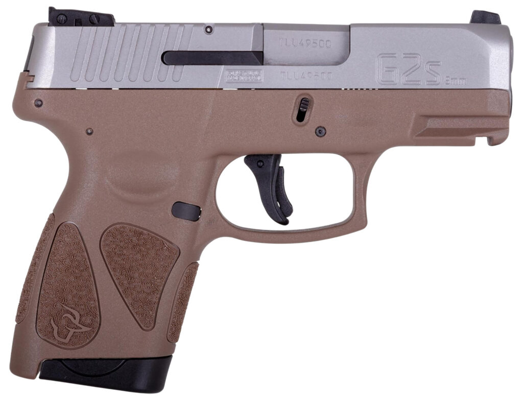 Taurus G2S, 9mm Pistol, 3.2" Barrel, Bronze/Stainless Steel, 7+1