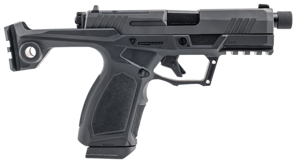 Taurus GX4 Strike Bravo T.O.R.O., 9mm Pistol, 3.7" Barrel, Black, Threaded Barrel, 15+1
