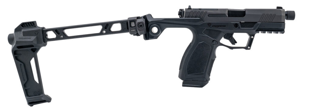 Taurus GX4 Strike Bravo T.O.R.O., 9mm Pistol, 3.7" Barrel, Black, Threaded Barrel, Brace, 15+1
