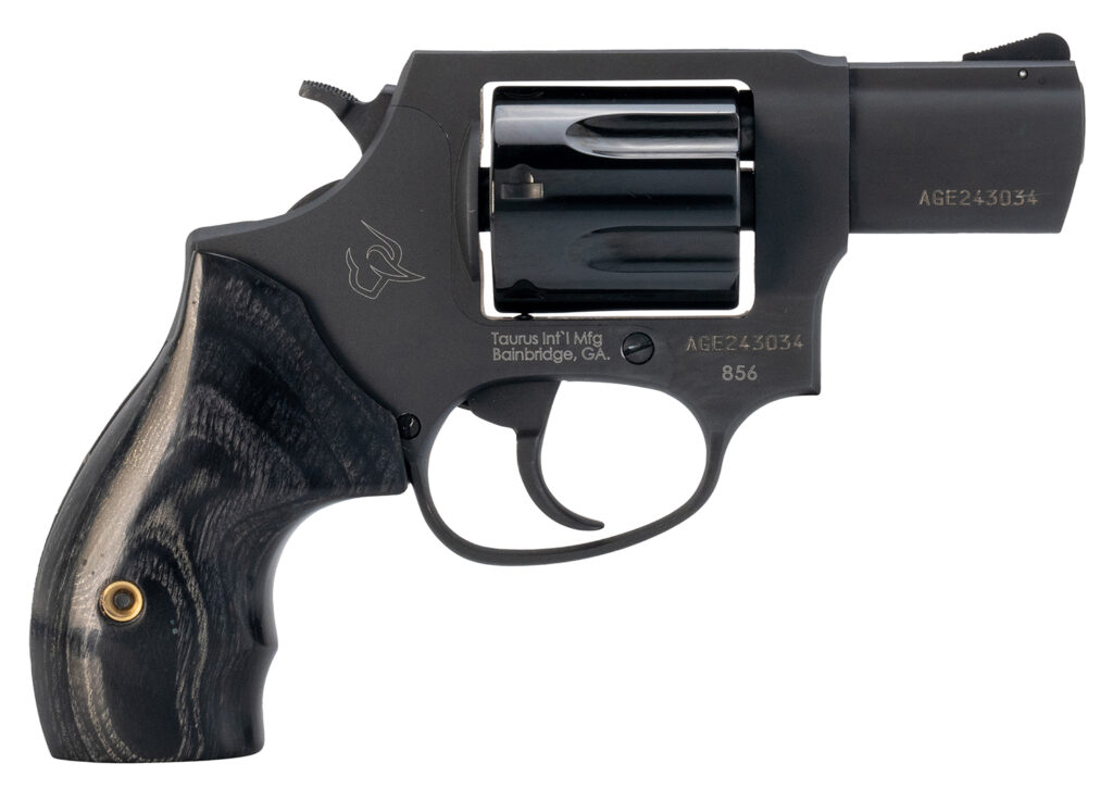 Taurus 856 Gentleman's Carry, .38 Special Revolver, 2" Barrel, Black, Wood Grips, 6-Round