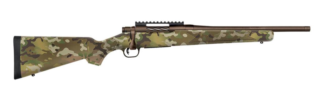 Mossberg Patriot Carbine, .308 Win Bolt-Action Rifle, 16.5", Threaded Barrel, Patriot Brown Cerakote/Multicam Synthetic, 5+1