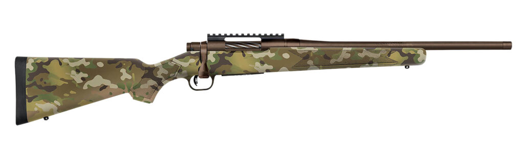 Mossberg Patriot Carbine, 350 Legend Bolt-Action Rifle, 18", Threaded Barrel, Patriot Brown Cerakote/Multicam Synthetic, 4+1