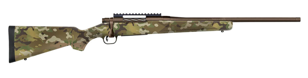 Mossberg Patriot Carbine, .300 Win Mag Bolt-Action Rifle, 20", Threaded Barrel, Patriot Brown Cerakote/Multicam Synthetic, 4+1