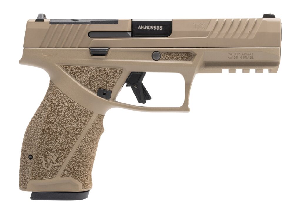 Taurus TX9 Full Size, 9mm Pistol, 4.5" Barrel, FDE/Black, 17+1