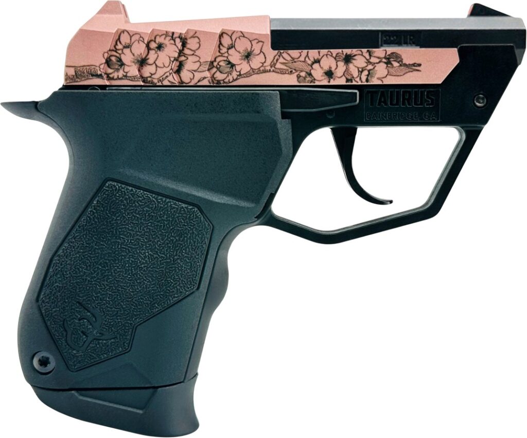 Taurus 22TUC, .22 LR Pistol, 2.5" Barrel, Cherry Blossom, 9+1