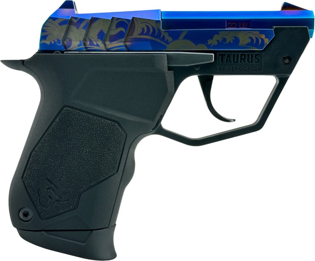Taurus 22TUC, .22 LR Pistol, 2.5" Barrel, Blue Wave PVD, 9+1