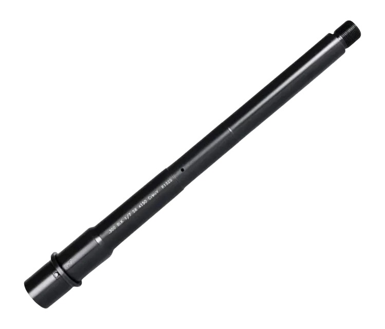 One Horse AR-15 Barrel, .300 Blackout, 10.5", Pistol Gas, 1:7 Twist, 5/8x24, Black