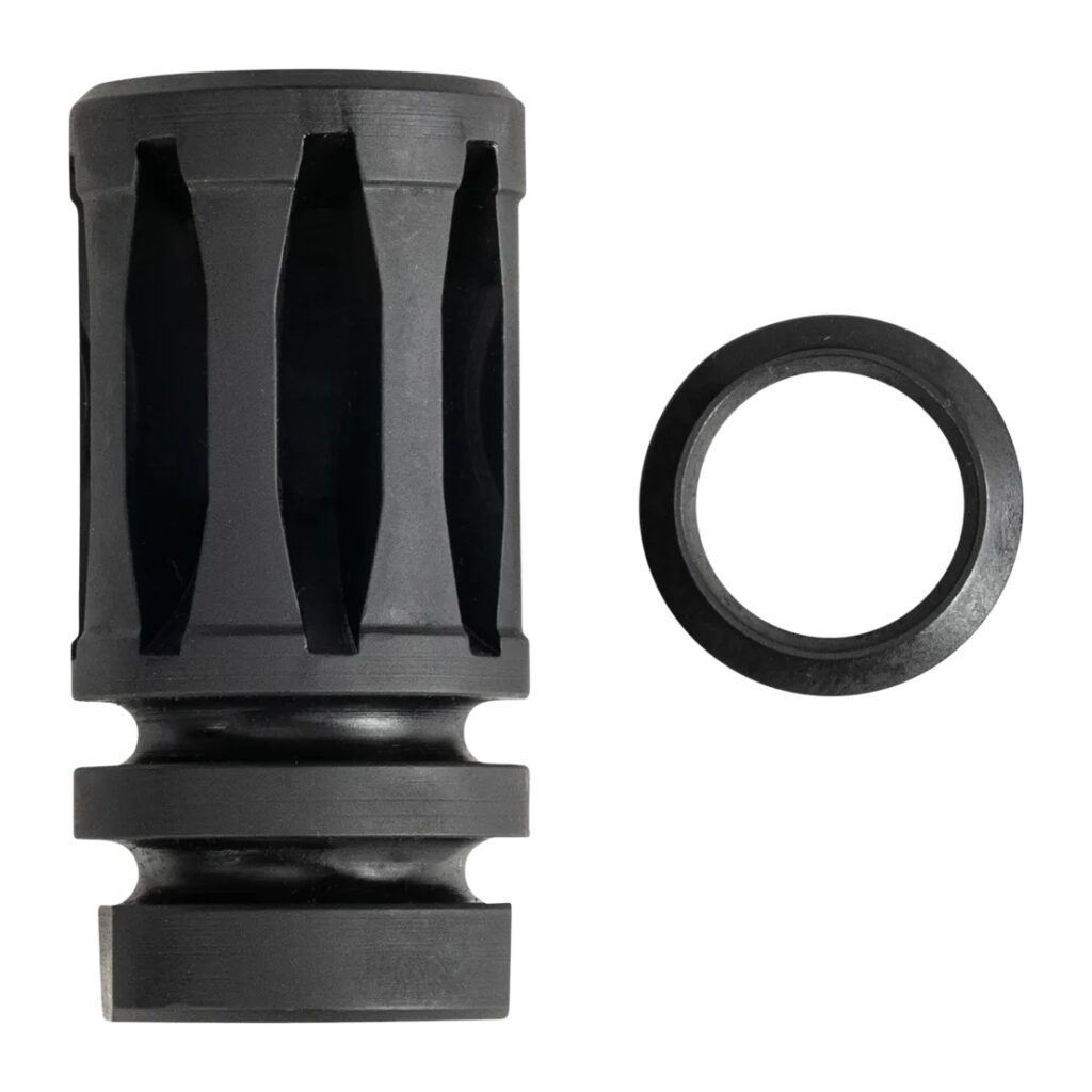 One Horse A2 Flash Hider, .30 Cal, 5/8x24, With Crush Washer