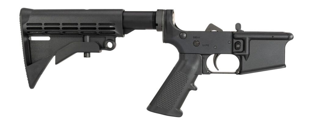 One Horse OH-CL01 Complete AR-15 Lower Receiver, Multi-Caliber, Black