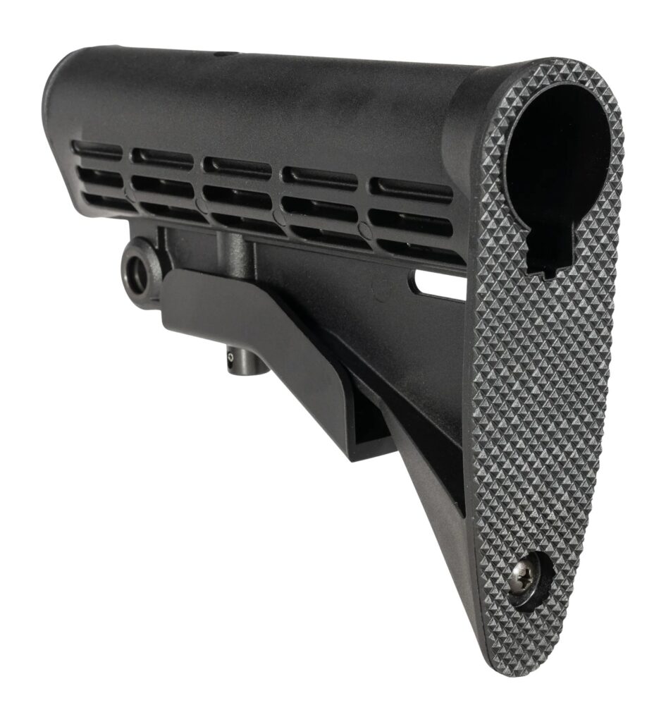 One Horse AR-15 Mil-Spec Buttstock, 6-Position, Black