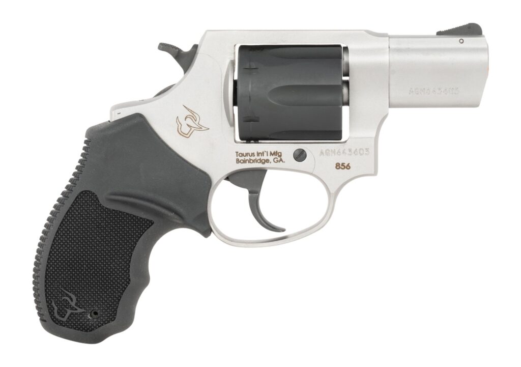 Taurus 856, .38 Special Revolver, 2" Barrel, Stainless Steel/Black, 6-Round
