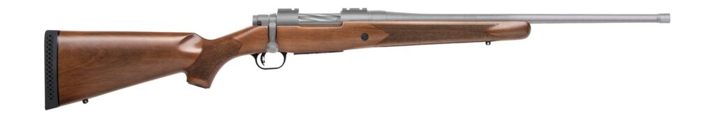 Mossberg Patriot, 400 Legend Bolt-Action Rifle, 20", Threaded Barrel, Stainless Cerakote/Walnut, 4+1