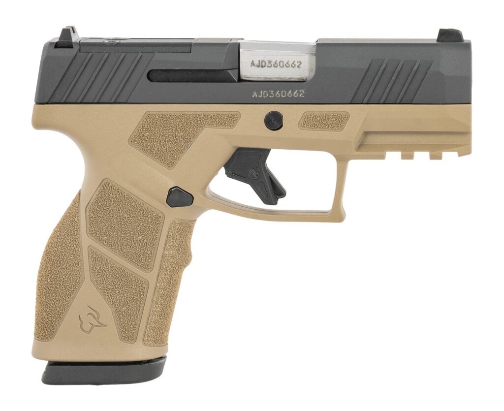 Taurus GX2 T.O.R.O., 9mm Pistol, 3.38" Barrel, FDE/Black, 13+1