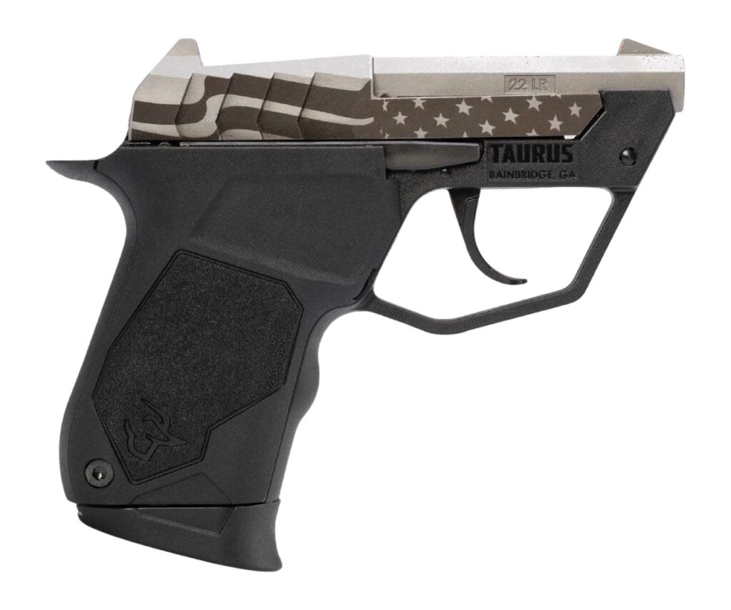 Taurus 22TUC, .22 LR Pistol, 2.5" Barrel, US Flag, 9+1