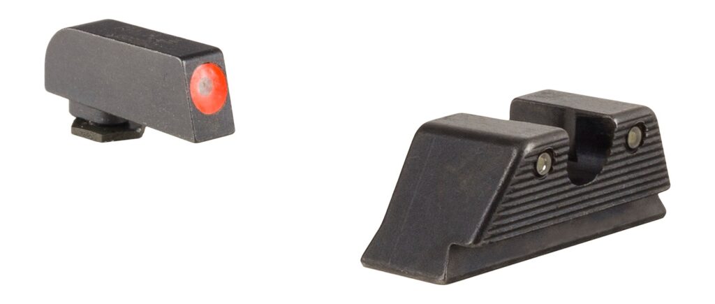 Trijicon HD Night Sight Set for Standard-Frame Glock MOS, Orange Front Outline