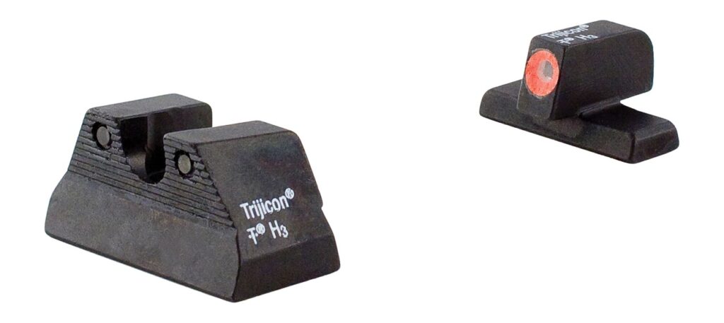 Trijicon HD Night Sight Set for H&K USP, Orange Front Outline