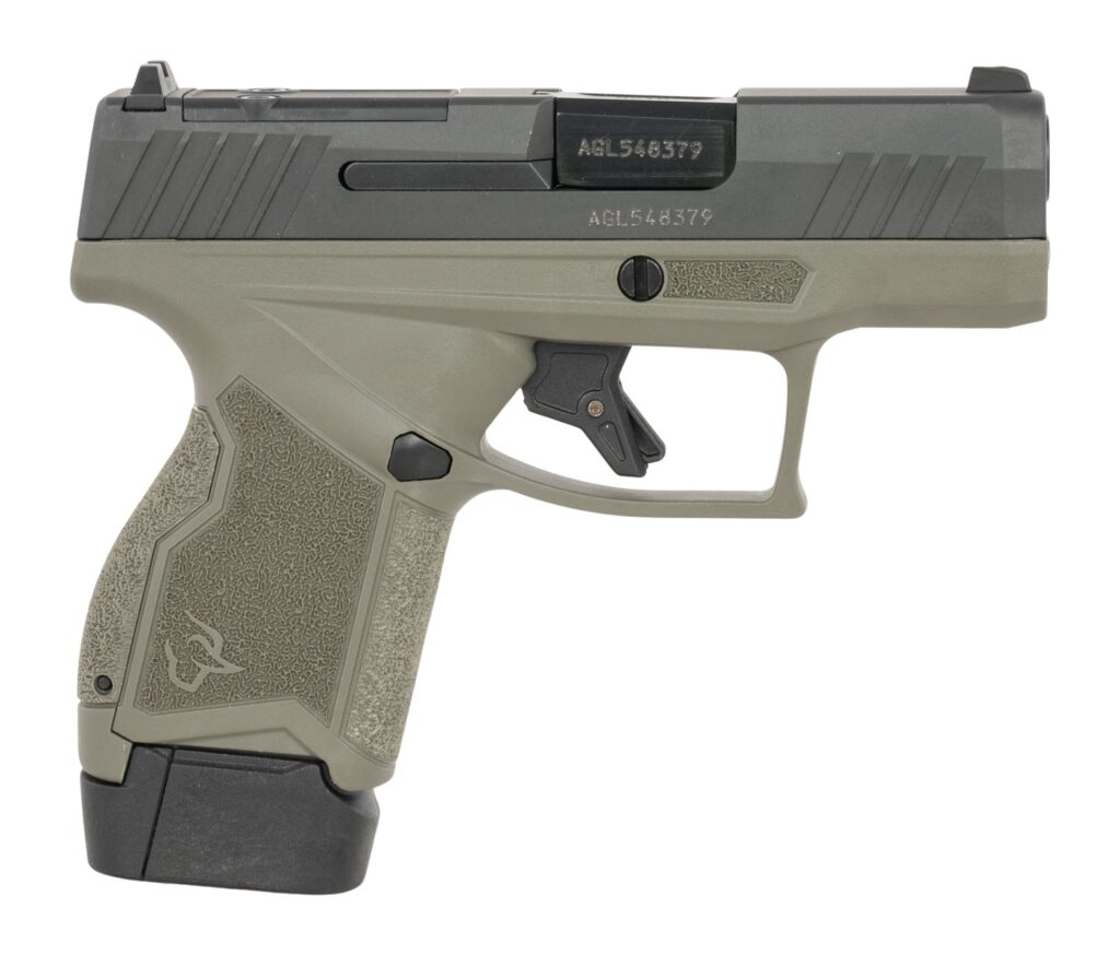 Taurus GX4, 9mm Pistol, 3" Barrel, OD Green/Black, 11+1/13+1