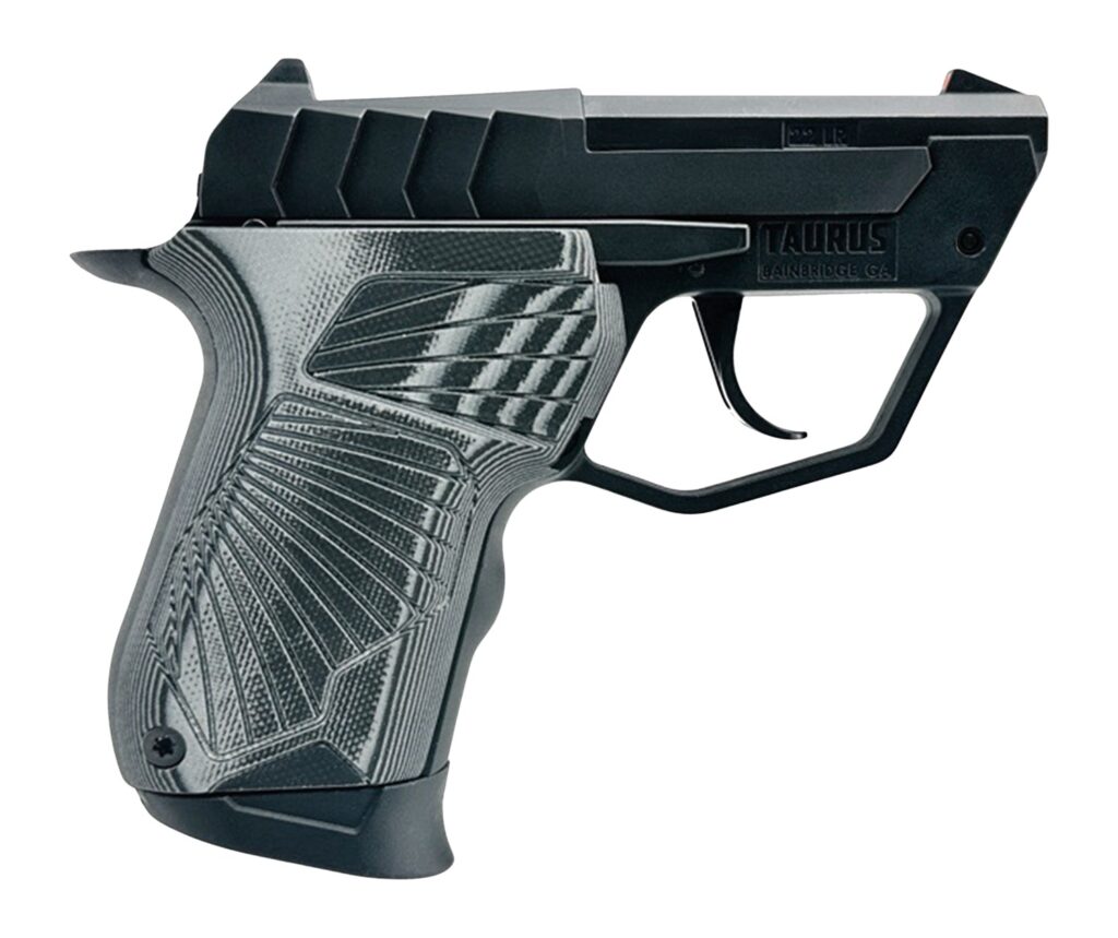 Taurus 22TUC, .22 LR Pistol, 2.5" Barrel, Black, G10 Grips, 9+1