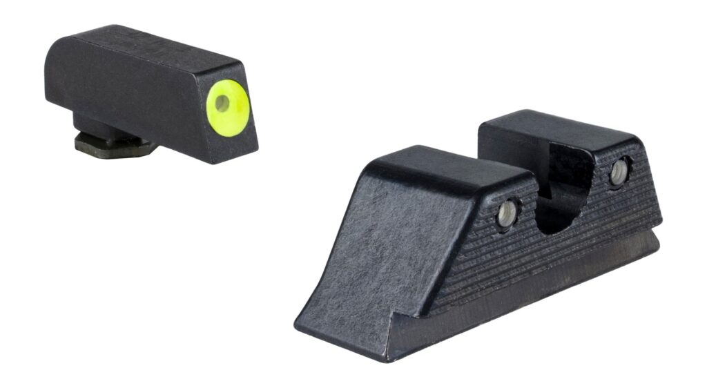 Trijicon HD Night Sight Set for Large-Frame Glock MOS, Yellow Front Outline