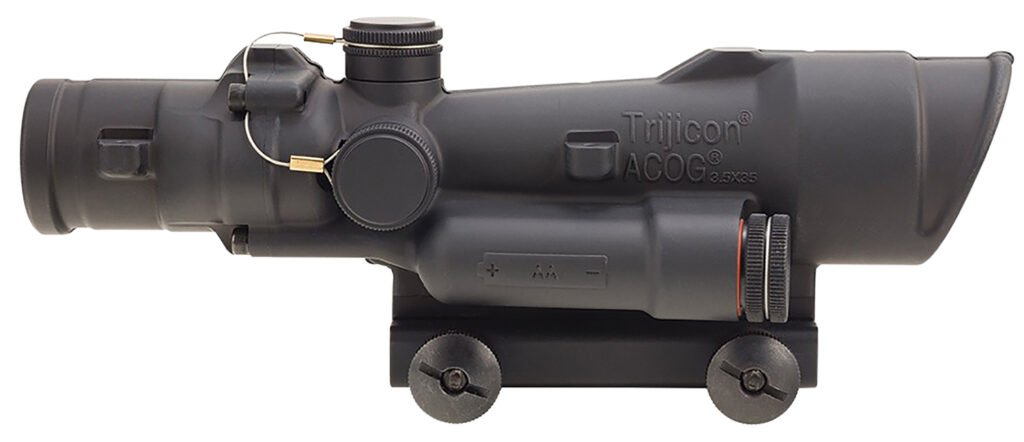 Trijicon ACOG TA110 3.5×35 LED Riflescope, Green .308 Crosshair Reticle, TA51 Mount, Black