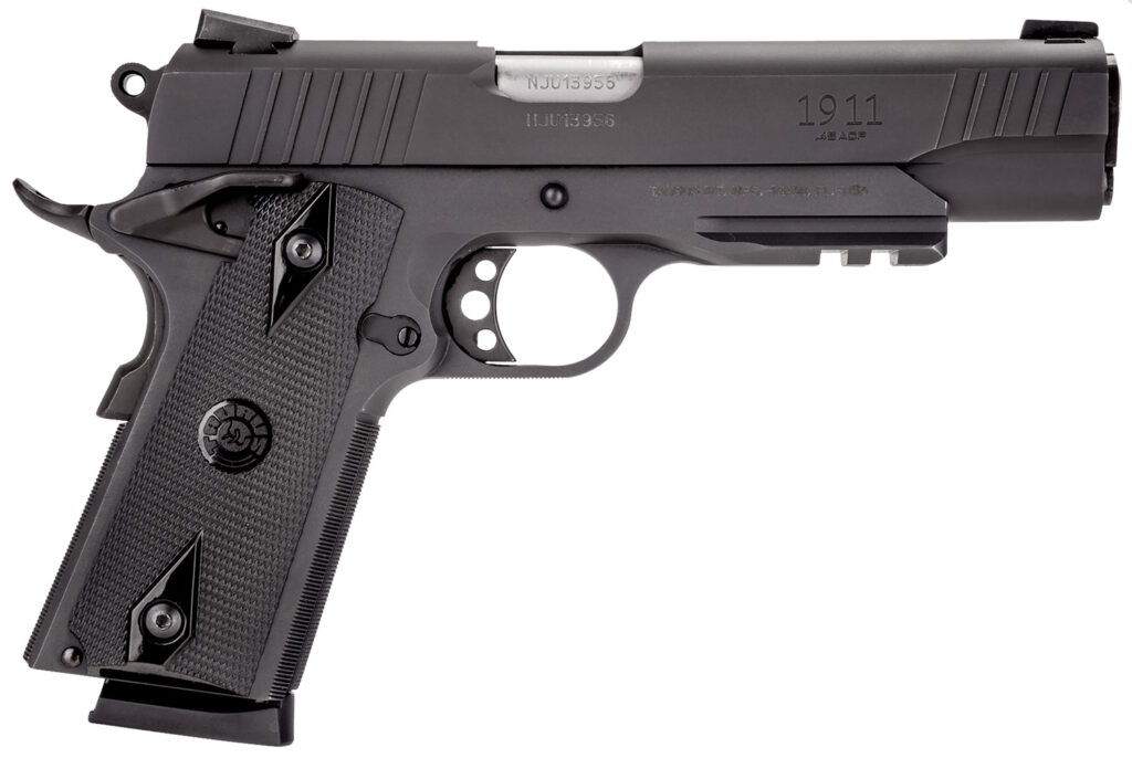 Taurus 1911, .45 ACP Pistol, 5" Barrel, Black, Accessory Rail, 8+1
