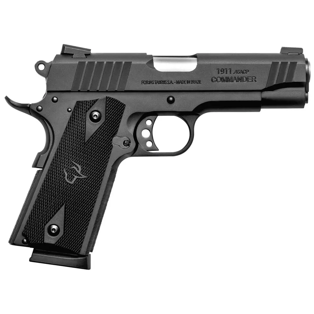 Taurus 1911 Commander, .45 ACP Pistol, 4.25" Barrel, Black, 8+1