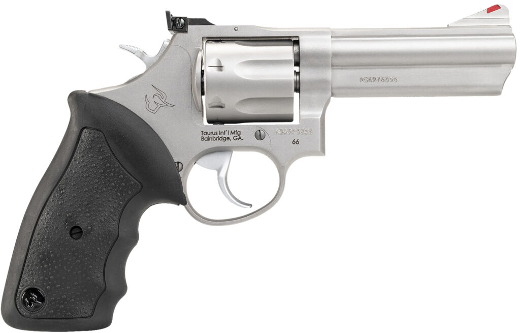Taurus 66, .357 Magnum Revolver, 4" Barrel, Stainless Steel, 7-Round