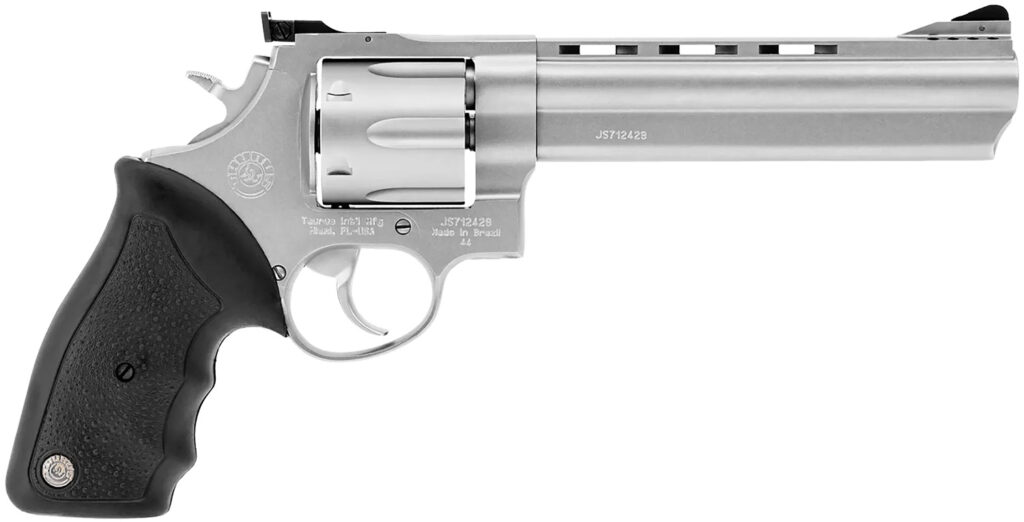 Taurus 44, .44 Magnum Revolver, 6.5" Barrel, Stainless Steel, Ported, 2-Round