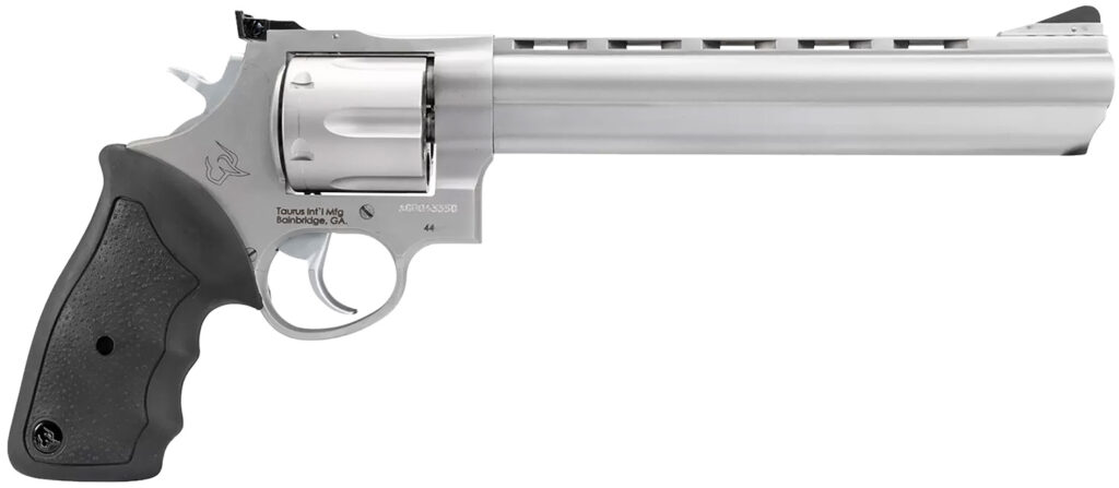 Taurus 44, .44 Magnum Revolver, 8.37" Barrel, Stainless Steel, Ported, 8-Round