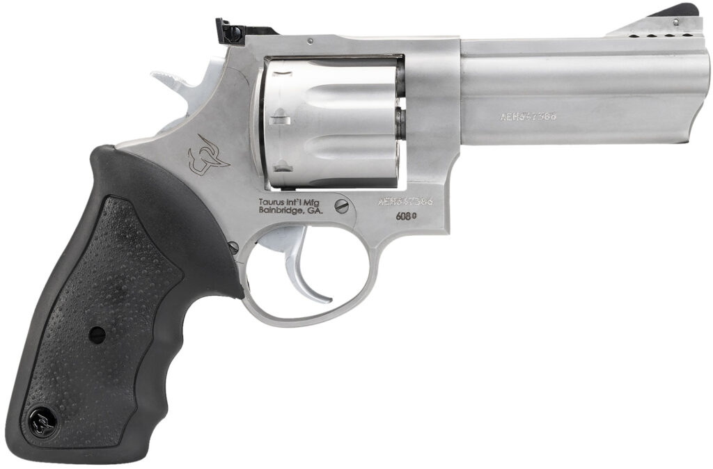 Taurus 608, .357 Magnum Revolver, 4" Barrel, Stainless Steel, Ported, 8-Round