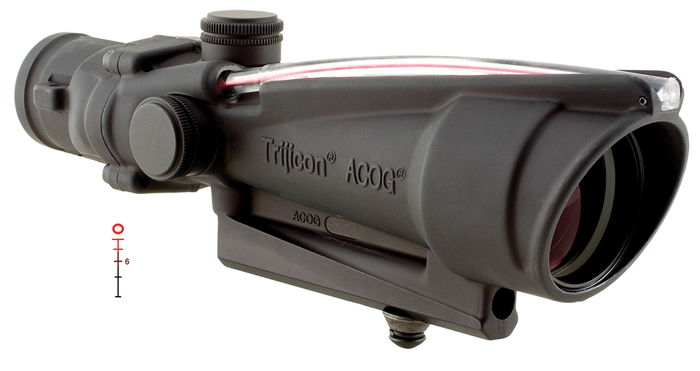Trijicon ACOG TA11 3.5×35 Riflescope, Red .223 Donut Reticle, Black