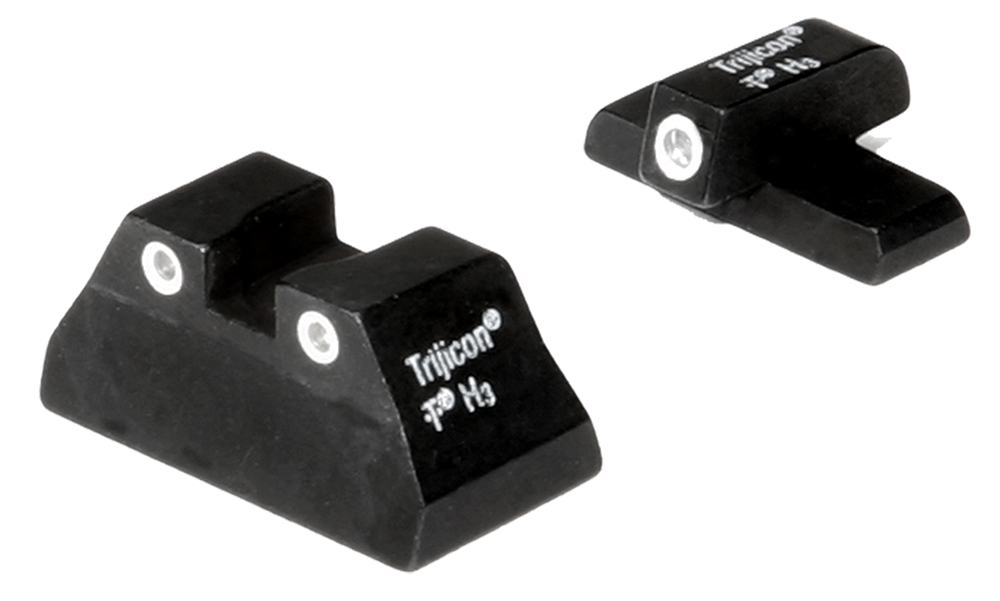 Trijicon Bright & Tough Night Sight Set for H&K USP Compact, Green Tritium, White Outlines