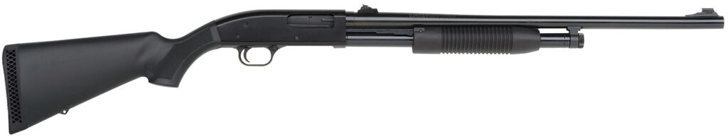 Mossberg Maverick 88, 12 Gauge Pump-Action Shotgun, 24", Rifle Sights, Matte Blue/Black Synthetic, 6-Round
