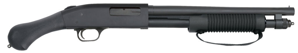Mossberg 590 Shockwave, 20 Gauge Pump-Action Shotgun, 14.375", Matte Blue/Black Synthetic, 5-Round