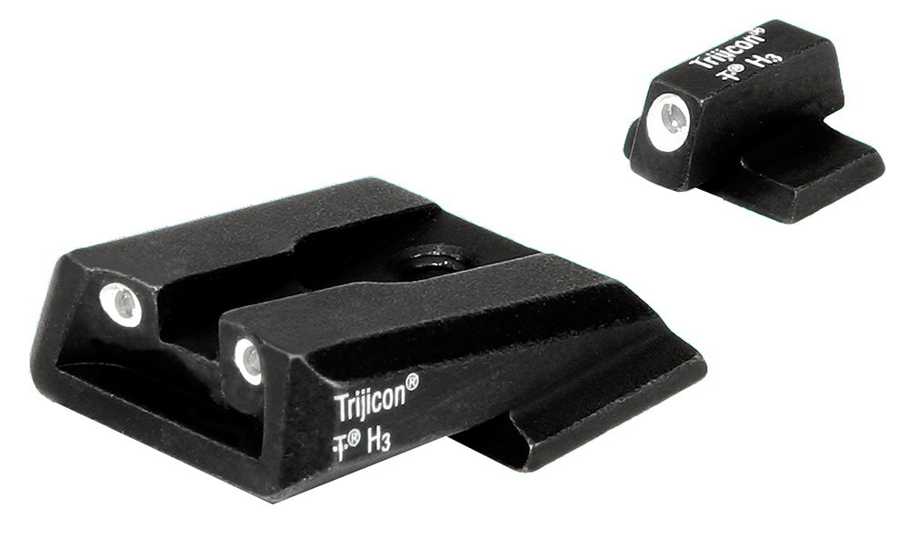 Trijicon Bright & Tough Night Sight Set for Smith & Wesson M&P/SD9/SD40, Green Tritium, White Outlines
