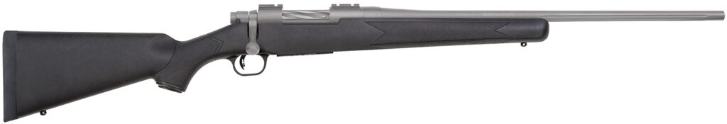 Mossberg Patriot, .243 Win Bolt-Action Rifle, 22", Stainless Cerakote/Black Synthetic, 5+1