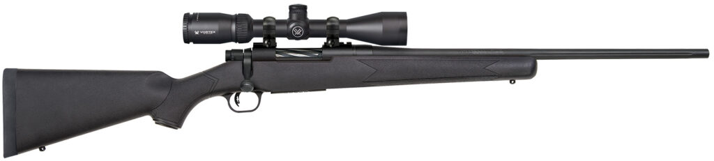 Mossberg Patriot Vortex Scoped Combo, 6.5 Creedmoor Bolt-Action Rifle, 22", Matte Blue/Black Synthetic, 5+1