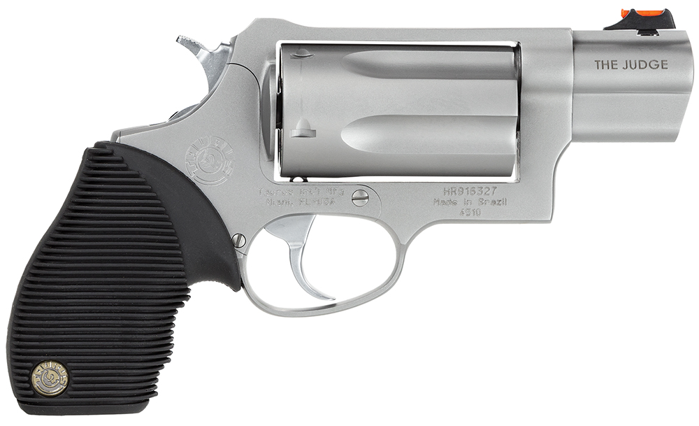Taurus Judge Public Defender, .45 Colt/.410 Bore Revolver, 2.5" Barrel, Stainless Steel, 5-Round
