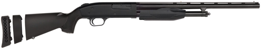 Mossberg 510 Mini, 20 Gauge Pump-Action Shotgun, 20"/18.5", Matte Blue/Black Synthetic, 3-Round